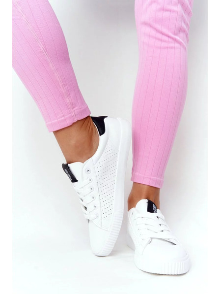 BIG STAR SHOES Ženske modne superge Big Star - bela/črna