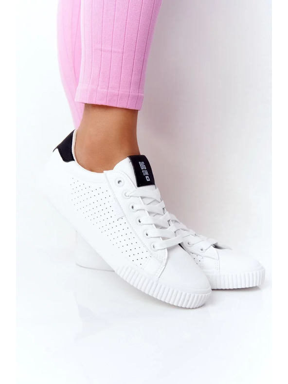 BIG STAR SHOES Ženske modne superge Big Star - bela/črna