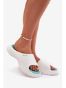 BIG STAR SHOES Ženske penjaste papuče Big Star – bele