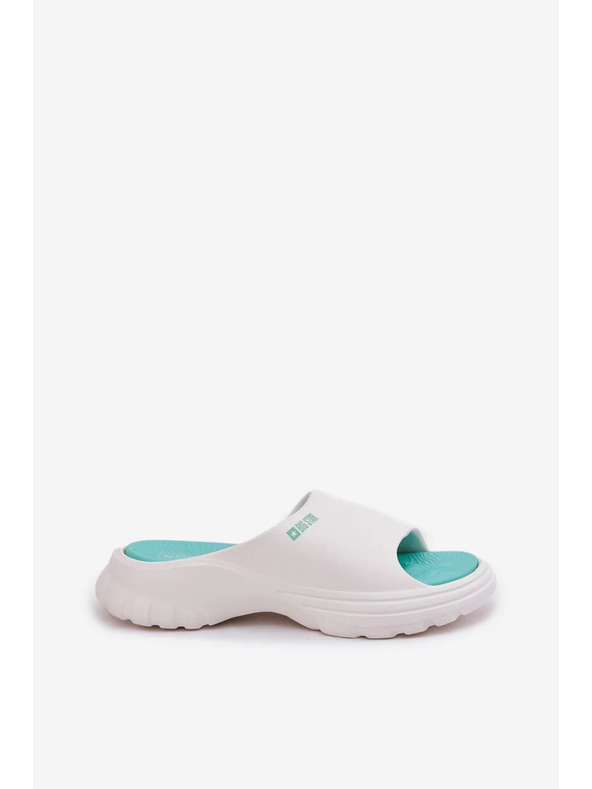 BIG STAR SHOES Ženske penjaste papuče Big Star – bele