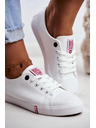 BIG STAR SHOES Ženske klasične superge Big Star - bela/rdeča
