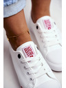 BIG STAR SHOES Ženske klasične superge Big Star - bela/rdeča