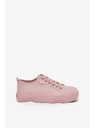 BIG STAR SHOES Ženske superge na platformi iz ECO usnja Big Star – roza