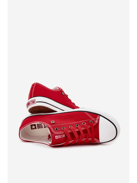 BIG STAR SHOES Moške nizke superge Big Star – rdeče