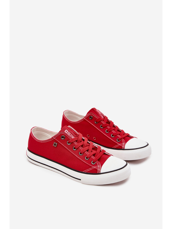 BIG STAR SHOES Moške nizke superge Big Star – rdeče