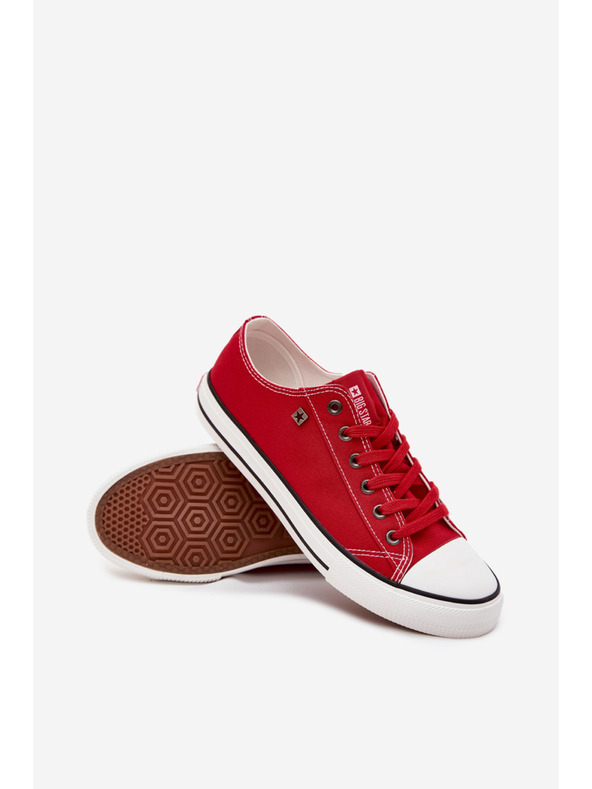 BIG STAR SHOES Moške nizke superge Big Star – rdeče