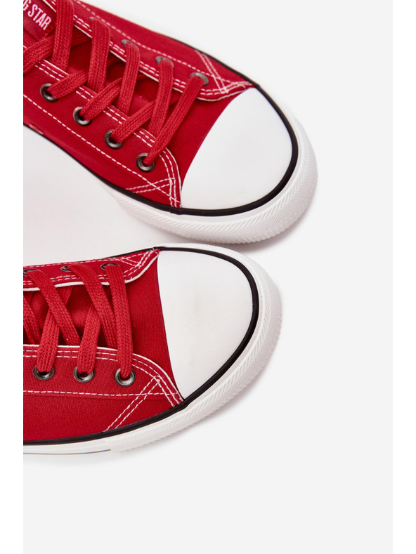 BIG STAR SHOES Moške nizke superge Big Star – rdeče
