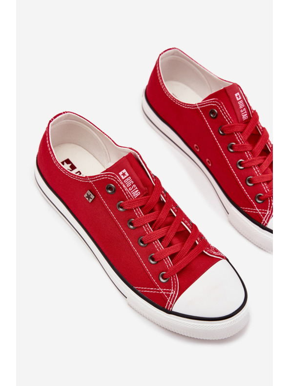 BIG STAR SHOES Moške nizke superge Big Star – rdeče