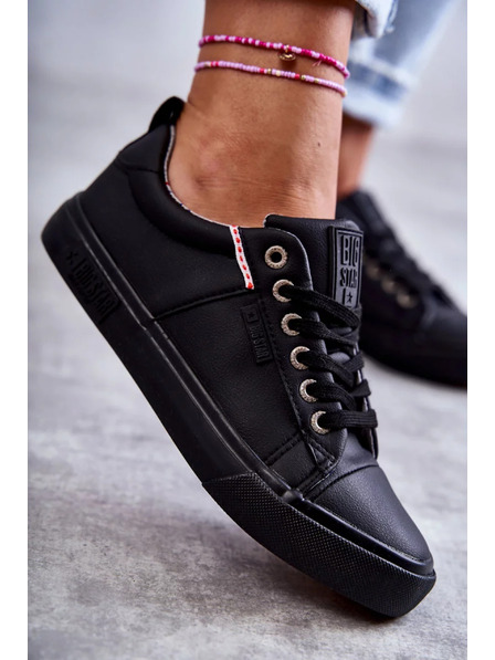BIG STAR SHOES Ženske kožne superge Big Star – črne