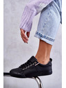 BIG STAR SHOES Ženske kožne superge Big Star – črne