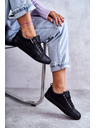 BIG STAR SHOES Ženske kožne superge Big Star – črne