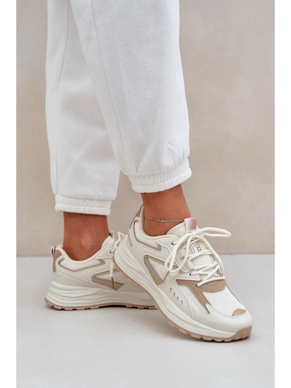 BIG STAR SHOES Ženski čevlji Big Star HI-POLY SYSTEM – bež