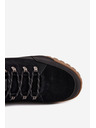 BIG STAR SHOES Moški semišasti trekingski čevlji Big Star – črni
