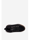BIG STAR SHOES Moški semišasti trekingski čevlji Big Star – črni