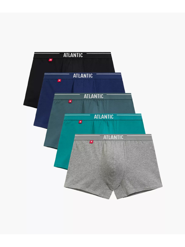 Atlantic 5-PACK Moški boksaški spodnjački Atlantic