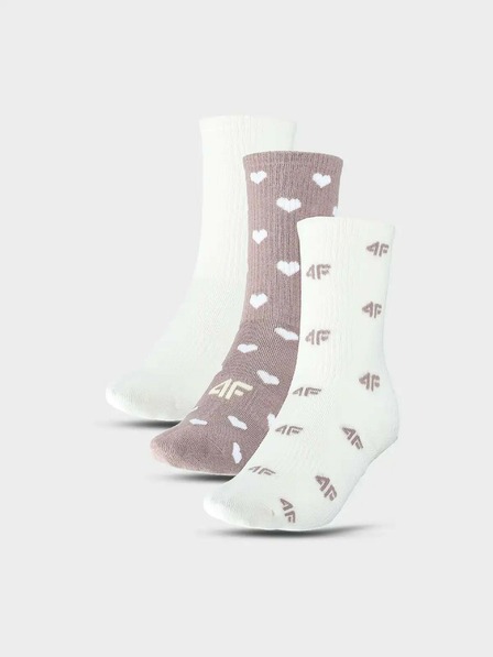 4F Dekliške nogavice 4F F394 (3pack)