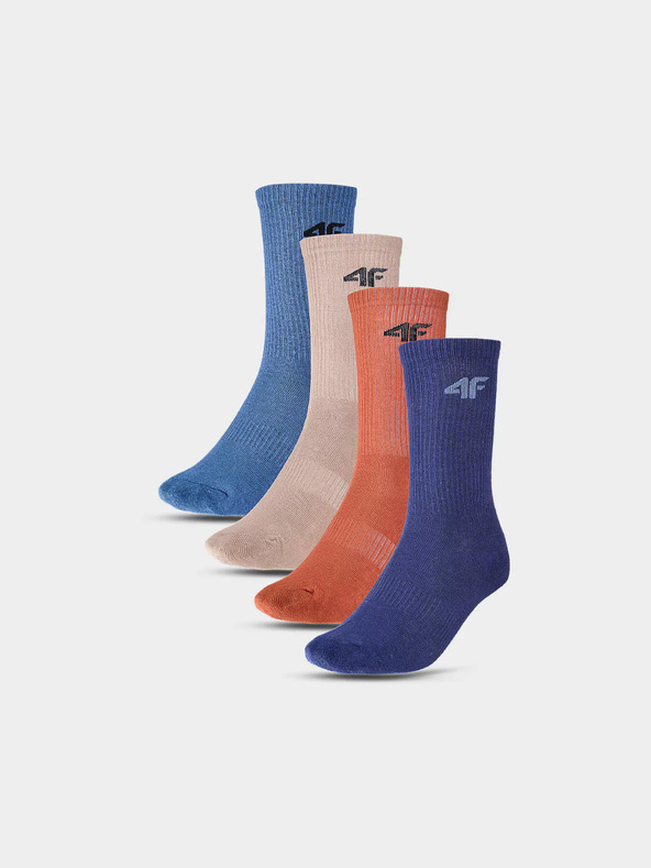 4F Dečkove casual nogavice 4F 4-pack