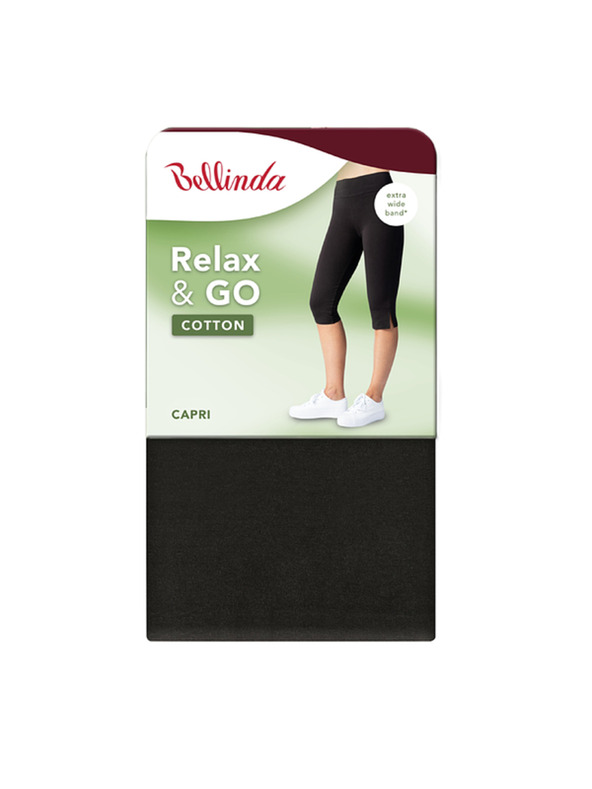 Bellinda RELAX & GO COTTON CAPRI - Ženski bombažni capri - črna
