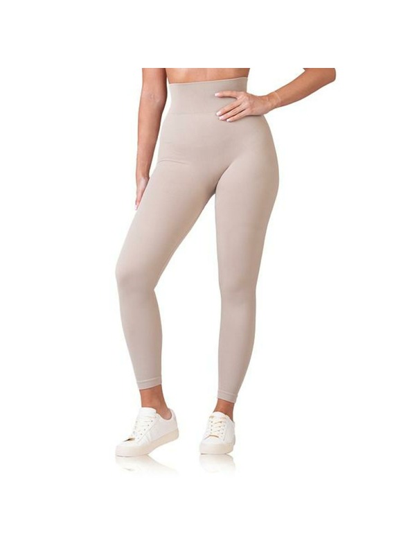 Bellinda RELAX & GO RIB OPTIC LEGGINGS - Ženski moderni legingi - taupe