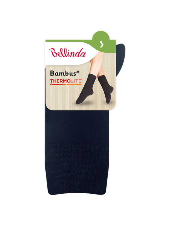 Bellinda BAMBUS THERMOLITE SOCKS - Ženski nogavički thermolite - temno modra