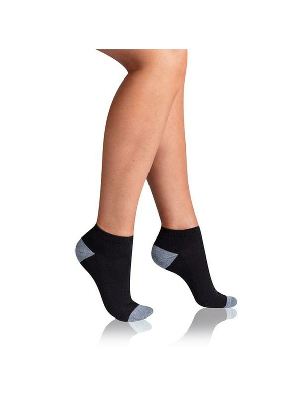 Bellinda SPORT WOMEN IN-SHOE 3x - Ženski športni krajši nogavički 3 pare - črna