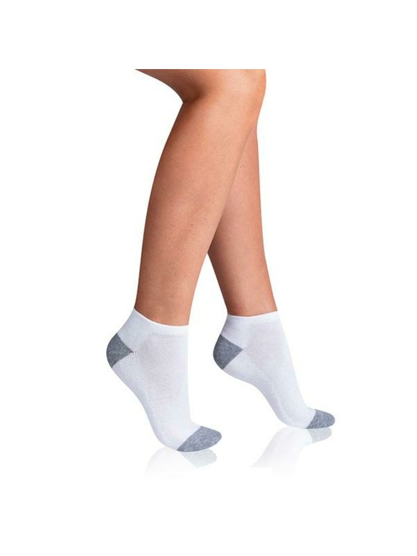 Bellinda SPORT WOMEN IN-SHOE 3x - Ženski športni krajši nogavički 3 pare - bela