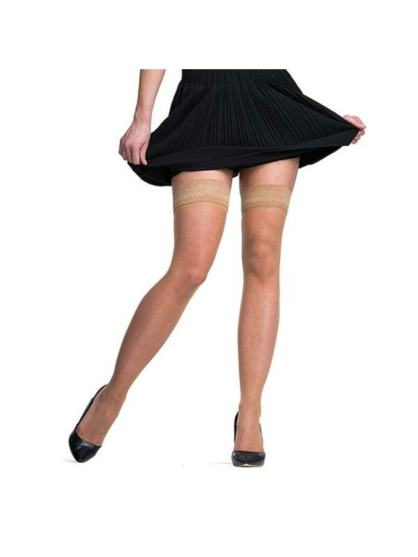 Bellinda FASCINATION UP 15 DEN - Samodržeče nogavice - amber