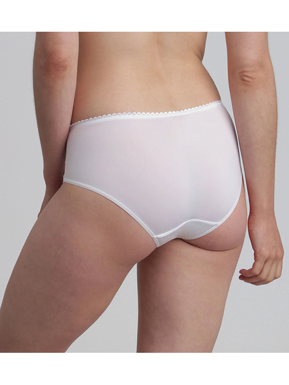 Playtex PLAYTEX RCS FLOWER ELEGANCE MIDI BRIEF - Ženske čipkaste hlačke - bela