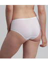 Playtex PLAYTEX RCS FLOWER ELEGANCE MIDI BRIEF - Ženske čipkaste hlačke - bela
