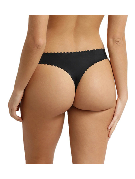 DIM DIM BODY TOUCH DAILY STRING - Ženske brezšivne hlačke - črna