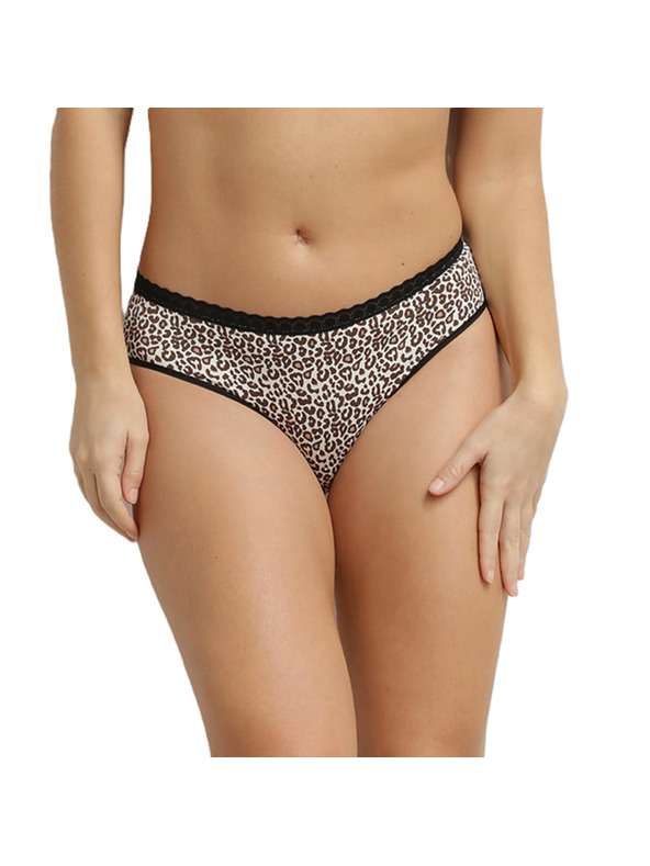 DIM DIM DAILY MICRO SLIP - Ženske hlačke - črna - bela