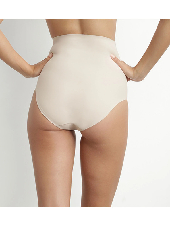 DIM DIM MID WAIST BRIEF - Ženski oblikujoci pajaci z visjo pasu - telesnobarvna