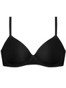 DIM DIM INVISIBLE WIRELESS PADDED BRA - Ženski gladek nedrček brez kostic - črna