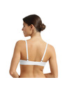 DIM DIM INVISIBLE WIRELESS PADDED BRA - Ženski gladek nedrček brez kostic - bela