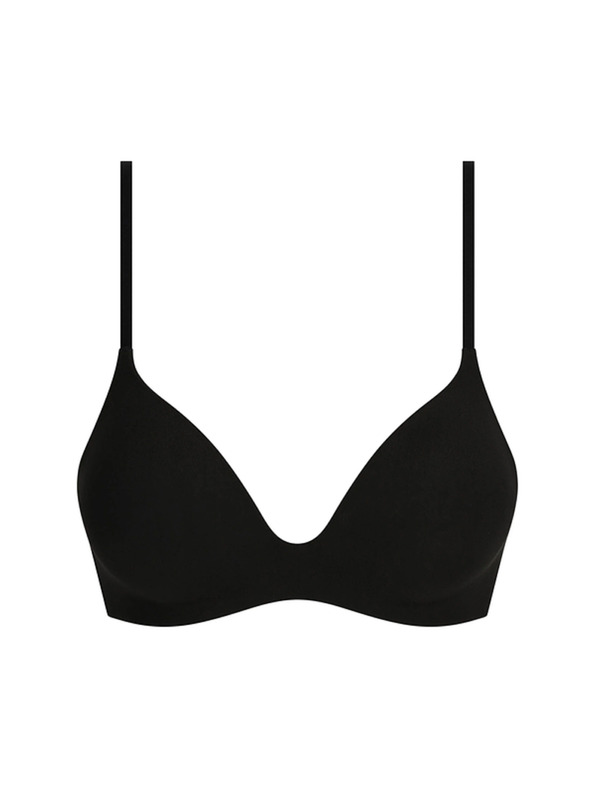 DIM DIM INVISIBLE WIRELESS PADDED BRA - Ženski nedrček brez kostic - črna