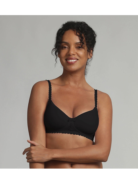Playtex PLAYTEX RCS WIREFREE PADDED BRA - Ženski nedrček brez kostic - črna