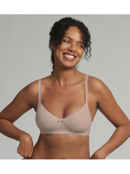 Playtex PLAYTEX RCS WIREFREE PADDED BRA - Ženski nedrček brez kostic - telesnobarvna