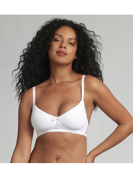 Playtex PLAYTEX RCS WIREFREE PADDED BRA - Ženski nedrček brez kostic - bela