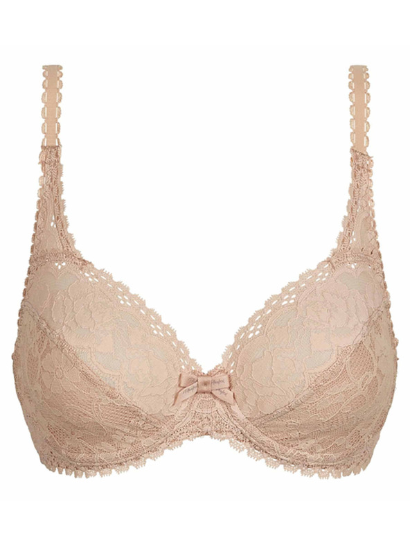 Playtex PLAYTEX RCS FLOWER ELEGANCE UNDERWIRE BRA - Ženski čipkasti nedrček s kostico - telesnobarvna