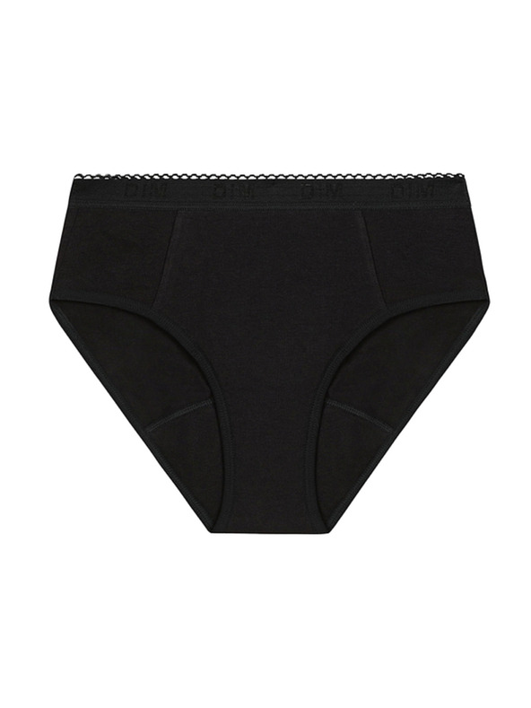 DIM DIM OCS MENSTRUAL KIDS SLIP - Dekliške menstrualne hlačke - črna