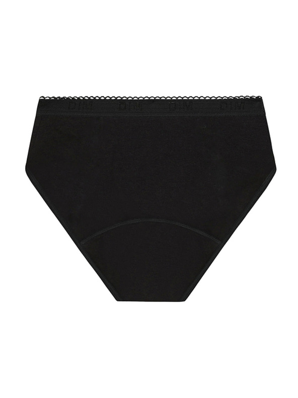 DIM DIM OCS MENSTRUAL KIDS SLIP - Dekliške menstrualne hlačke - črna
