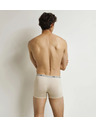 DIM DIM GOTS COTTON STRETCH BOXER 3x - Moške boksarice iz biološke bombaže 3 kosa - zelena - svetlo rjava - svetlo modra