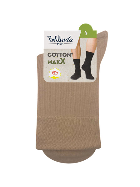 Bellinda COTTON MAXX MEN SOCKS - Moške bombažne nogavice - bež