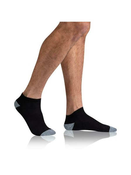 Bellinda SPORT MEN IN-SHOE 3x - Moške gleženj nogavice 3 pari - črna