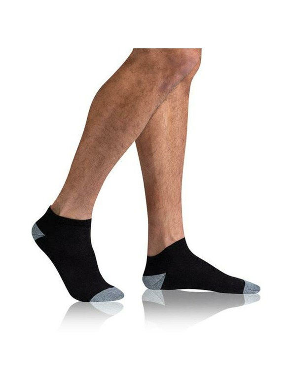 Bellinda SPORT MEN IN-SHOE 3x - Moške gleženj nogavice 3 pari - črna