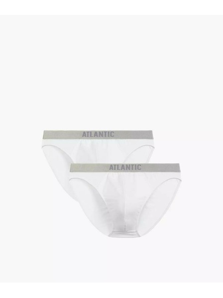 Atlantic Moške prilegajoče boksarice ATLANTIC - bele