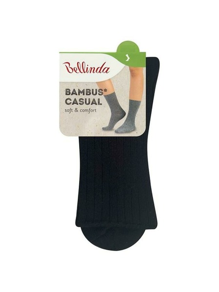 Bellinda BAMBUS CASUAL SOCKS - Zimske bambusove nogavice - črna