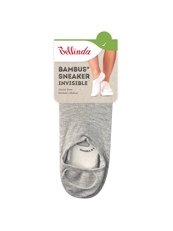 Bellinda BAMBUS SNEAKER SOCKS - Ženske nevidne nogavice - siva