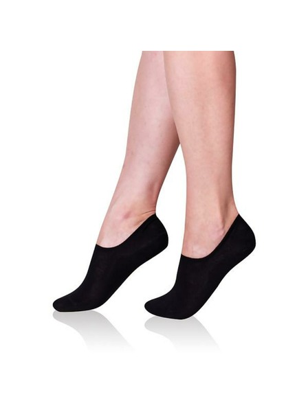 Bellinda BAMBUS SNEAKER SOCKS - Ženske nevidne nogavice - črna