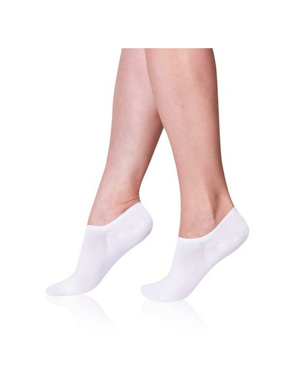 Bellinda BAMBUS SNEAKER SOCKS - Ženske nevidne nogavice - bela